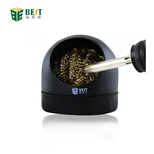 BEST Hot Soldering Iron Tip Cleaning Wire Nozzle Cleaner Sponge Ball Holder