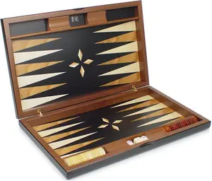 Backgammon en acrylique personnalisé de haute qualité, nouveau, ensemble de puces et de dés