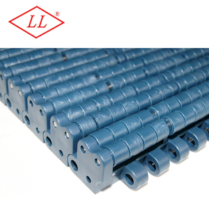 パッケージマシン使用条件用ローラー付き工業用LBPプラスチックコンベヤーチェーン (T-1500) - Product Image 2