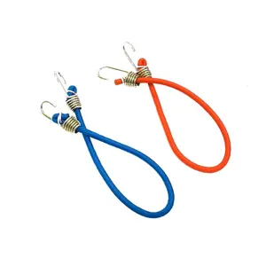 Customized Bungee Round Elastic Rubber Rope Mini Bungee Cord With Hook
