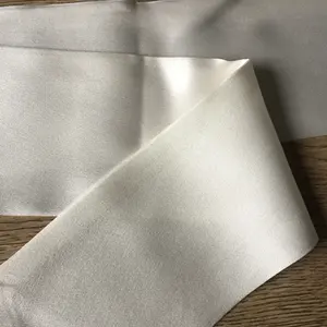 charms 22 mm 100% silk hot selling habotai scarf white fabric wholesale for men suit Factory Sell Direct