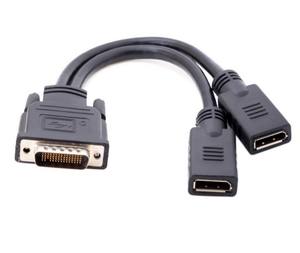 DMS-59 à Double DisplayPort Splitter Y Câble DMS 59 à <span class=keywords><strong>2x</strong></span> DP Y Câble DMS-59 Adaptateur LFH Câble - Product Image 1