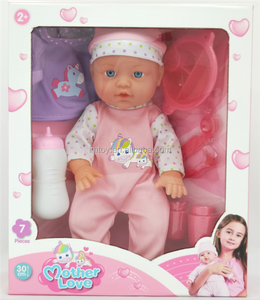 Muñeca de plástico suave de 16 pulgadas, muñeco de bebé que habla a medida <span class=keywords><strong>con</strong></span> accesorio para cochecito de muñeca - Product Image 4