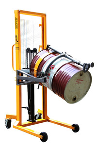 450 kg Manual hidráulico tambor de aceite elevador con la escala de ponderación