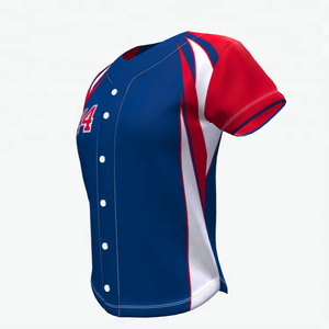 Grosir Jersey Baseball Sublimasi Kustom Pria Murah dengan Logo Anda - Product Image 2