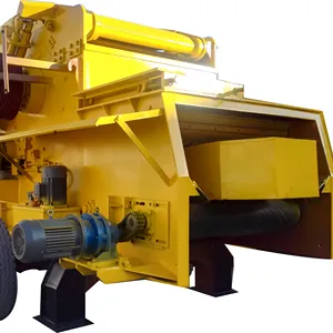 Waste Wood Pallet Chipper Whole Tree Horizontal Grinder Diesel Drum Wood Chipper From China Original Factory