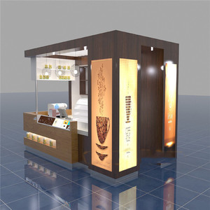 Modernes Café-Theken-Design für Einkaufszentren: Individuelle Kiosk-Dekoration und <span class=keywords><strong>Layout</strong></span>-Ideen für stilvolle Kaffee-Kioske - Product Image 3