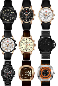 2015 hot vente japon miyota movt véritable bracelet en cuir carré 3 atm étanche mens <span class=keywords><strong>montre</strong></span> - Product Image 1