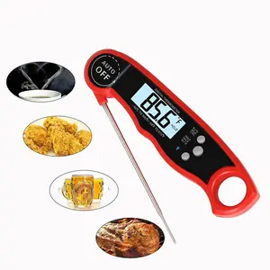 digital Instant Read waterproof Meat Thermometer with backlight function