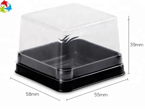 Einweg-Blister aus Kunststoff PET-Verpackung Square <span class=keywords><strong>Moon</strong></span> <span class=keywords><strong>Cake</strong></span> <span class=keywords><strong>Box</strong></span>