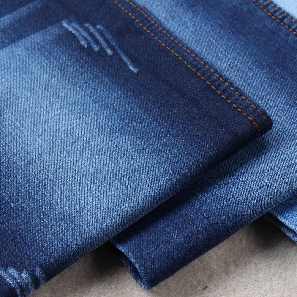 10.8 oz Cotton Viscose Polyester Elasticity Stretch Denim Fabric