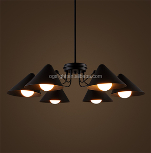 Modern vintage 3 cabezas de hierro negro lámpara colgante decorativo luces colgantes para <span class=keywords><strong>el</strong></span> <span class=keywords><strong>Centro</strong></span> <span class=keywords><strong>Comercial</strong></span> - Product Image 3