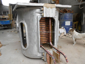 750kg Fréquence intermédiaire en aluminium plaque de four à induction de fusion - Product Image 2