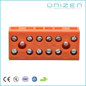 UNIZEN Productos de China Caliente Al Por Mayor Base de Montaje Industrial Barrier Terminal Block - Product Image 1