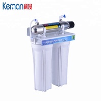 Machine de filtre à eau potable par osmose inverse à 3 étapes avec support en acier de qualité alimentaire UV 500L/Hour Productivité