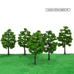 Mô Hình Kiến Trúc Thu Nhỏ 10 Miếng Mô Hình Chiều Cao 9 Cm Cây Bố Trí Đường Sắt Cảnh Quan Sân Vườn - Product Image 4