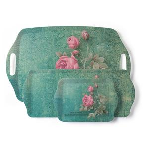 Fashion Design Melamine Serving <strong>Tray</strong> <strong>with</strong> <strong>Handle</strong> - Product Image 1