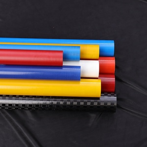 Los traficantes azul oval cuadrado pultrusionado de pultrusión rectangular tubo de fibra de vidrio - Product Image 2