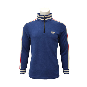 Design personalizzato nuovissimo sport Tennis Badminton stile quarto di 1/4 Zip <span class=keywords><strong>con</strong></span> cerniera uomo donna <span class=keywords><strong>Polo</strong></span> <span class=keywords><strong>collo</strong></span> <span class=keywords><strong>felpa</strong></span> all'ingrosso - Product Image 1