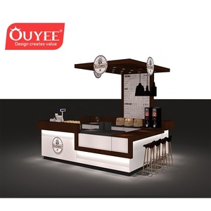 Quiosco de Café de Alta Calidad, Diseño de Cafetería, Quiosco de Helados, Diseños de Quioscos de Cafetería, Mostrador de Comida Rápida - Product Image 4