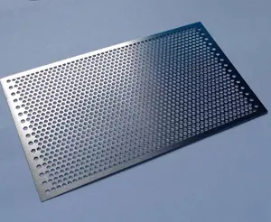 China ISO supplier Oval Hole Shape Aluminum Perforated Sheet Metal