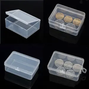 Mini Personalized Plastic Transparent Container Tool Box For Small Product