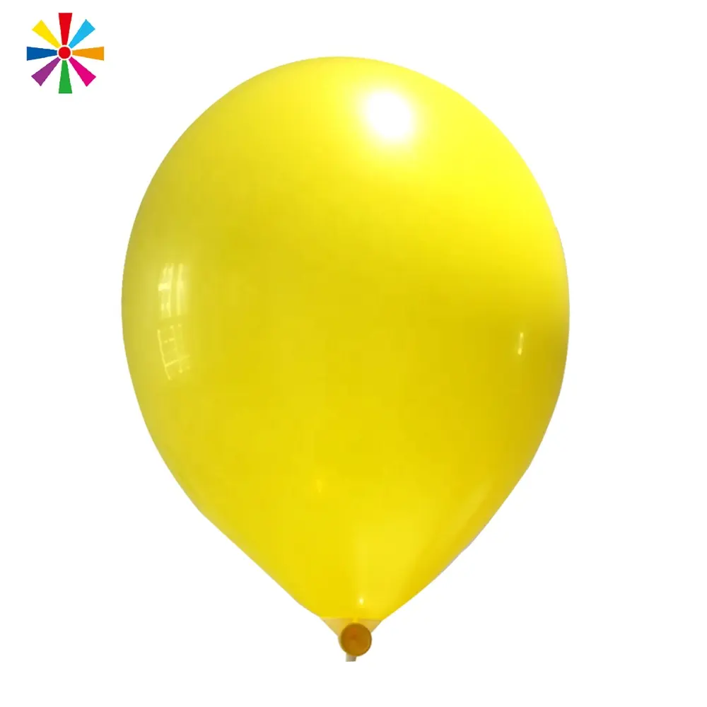 100 pcs/bag 12" 2.8g Baoding Windmill Free Samples Durable Helium Thick Latex Yellow Ballon Balloon
