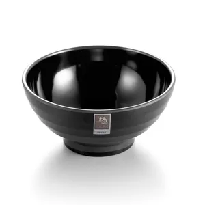 Magic love — bol de riz en mélamine noire, 7.5 ", bols de Restaurant - Product Image 1