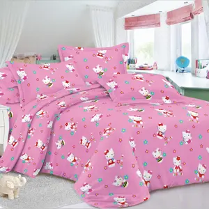 Polyester Tùy Chỉnh In Mặt Vải Chất Liệu Vải Cho Bedsheet