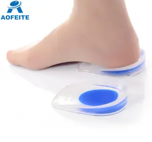 Logo personalizzato massaggio cura dei piedi cuscini per tallone in Silicone Pad per scarpe in Gel di Silicone