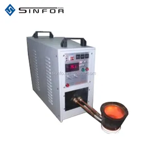 1-10kg Induction heater for copper/steel/aluminum melting furnace