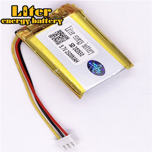 Socket 2.5-3 P 3.7 V 103550 2500 mah ultra slim personalized Rechargeable li-ion batteries lipo battery with wire - Product Image 2