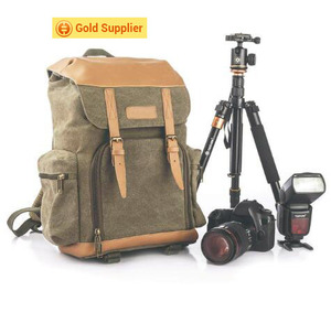 Ba Lô Máy Ảnh Vải Bố Dung Tích Lớn Túi Máy Ảnh <span class=keywords><strong>DSLR</strong></span> Đa Năng Cho Du Lịch - Product Image 2