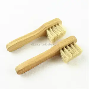 Good Quality Shoe Care Yellow Soft Plastic Bristle Hair Brush