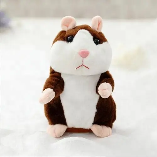 Il Campione libero della peluche talking hamster giocattolo/Peluche ripetere talking hamster/Elettronico ripetere talking hamster toy