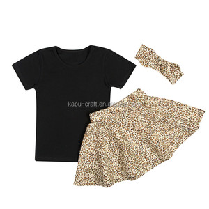 Mode Bébé Enfants Vêtements Vêtements Ensemble Floral Jupe Ensemble De Vêtements - Product Image 3