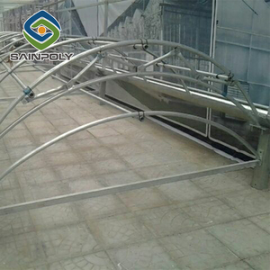 La grande voûte agricole <span class=keywords><strong>de</strong></span> <span class=keywords><strong>serre</strong></span> chaude siffle la couche simple <span class=keywords><strong>de</strong></span> film plastique faite à partir du matériel durable <span class=keywords><strong>de</strong></span> PE - Product Image 4
