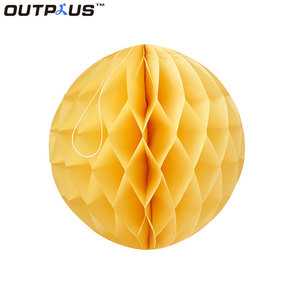 China al por mayor de encargo partido decorativo papel <span class=keywords><strong>nido</strong></span> de <span class=keywords><strong>abeja</strong></span> <span class=keywords><strong>bolas</strong></span> - Product Image 6