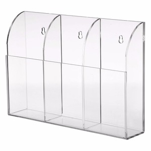 Soporte de Pared para Control Remoto, Organizador de Acrílico Transparente, Caja de Almacenamiento para <span class=keywords><strong>Mesa</strong></span> de Centro y Mesita de Noche, Organizador de Controles Remotos - Product Image 1