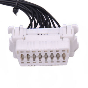 1 untuk 2 kabel OBD 2 J132 Y kabel Wanita 16 Pin Splitter ke kawat Harness pria - Product Image 3