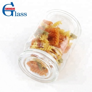 Barattolo in <span class=keywords><strong>Vetro</strong></span> Rotondo per Alimenti con Coperchio in <span class=keywords><strong>Vetro</strong></span> e Chiusura <span class=keywords><strong>Sottovuoto</strong></span> - Product Image 2