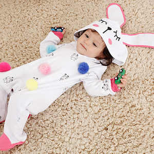 Macacão De Malha Roupa Infantil Do Bebê Romper Crianças Bebê Crescer Recém-nascido Bebê Completo Meninas Mangas Compridas 100% Algodão Apoio - Product Image 2