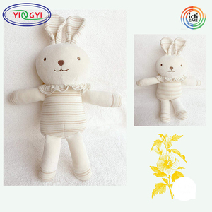 A548 Bán Buôn Odm OEM Nhà Máy Hữu Cơ Bunny Thỏ Nhồi Bông Tùy Chỉnh Đồ Chơi Sang Trọng Động Vật Tự Nhiên <span class=keywords><strong>0</strong></span> + Tuổi An Toàn Nhồi Bông Bunny Cho Bé - Product Image 2