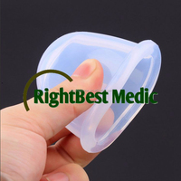 Soins de santé petit corps tasses Anti Cellulite vide Silicone Massage ventouses médical Silicone ventouses 2 Pcs/Lot