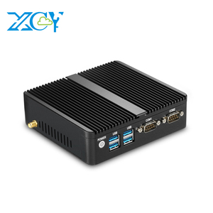 XCY barato todo en una pc celeron mini pc celeron 3205U 3805U 2 ethernet 2 RS232 cliente cero - Product Image 1