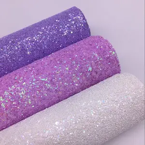 (BY6059) Fancy Chunky Glitter Fabric For Hairbows Shoes