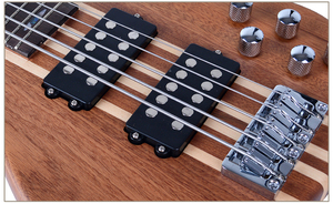Sản Xuất Tại Trung Quốc Chuyên Nghiệp Chủ Động Pickup Bass Với Dính Liền Cổ Thông Qua Cơ Thể 5 Dây Electric Bass <span class=keywords><strong>Guitar</strong></span> - Product Image 3