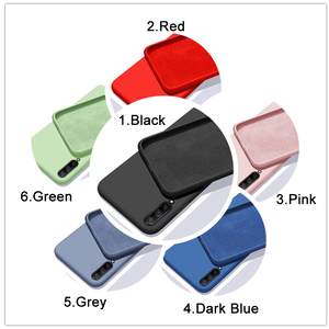 Cover completa nuova custodia protettiva per telefono in Silicone morbido liquido per <span class=keywords><strong>Samsung</strong></span> S25 Edge Ultra Candy Color custodia per paraurti per <span class=keywords><strong>Samsung</strong></span> A56 A16 - Product Image 3