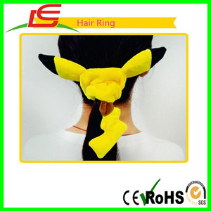 Anime Cheveux Bande Pokemon Pikachu En Peluche Élastique Cravates de Cheveux Anneau de queue de Cheval - Product Image 3