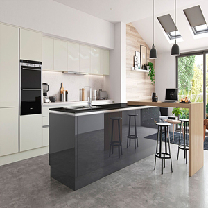 Hàng Châu <span class=keywords><strong>VERMONT</strong></span> 2021 Thiết Kế Hiện Đại Màu Xanh Hải Quân MDF Shaker Tủ Bếp Được Sử Dụng Trong Tủ Bếp - Product Image 3